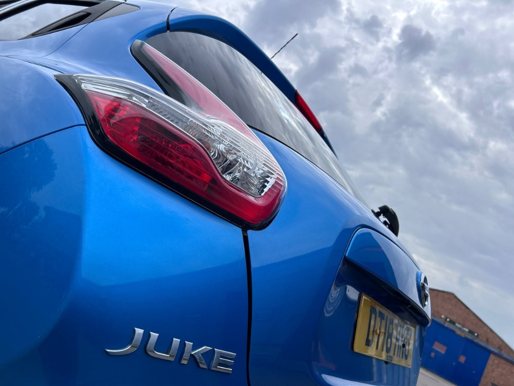 Blue Nissan Juke 1.2 DIG-T Bose Personal Edition SUV 5dr Petrol Manual Euro 6 s/s 115 ps